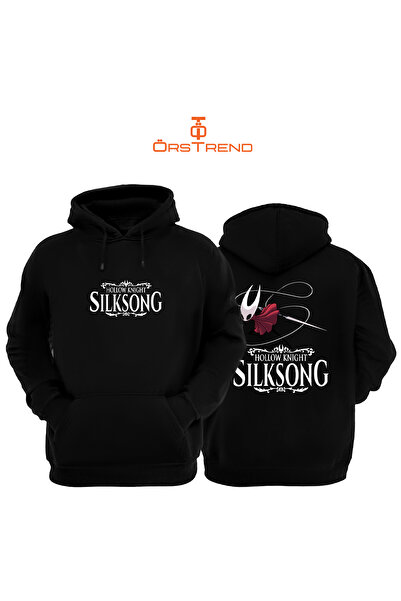 ÖRSTREND سويت شيرت بقلنسوة مطبوع عليه هولو نايت سيلكسونج للجنسين