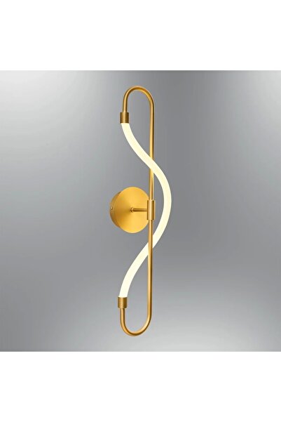 NZL Lighting Gold Renkli Yumuşak Boru Ledli Aplik Ve İç Mekan Aplik