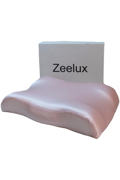 Zeelux Anti-Wrinkle Beauty Pillow, Memory Foam, Bamboo Lining Skin with 100% Pure Mulberry Silk Cover