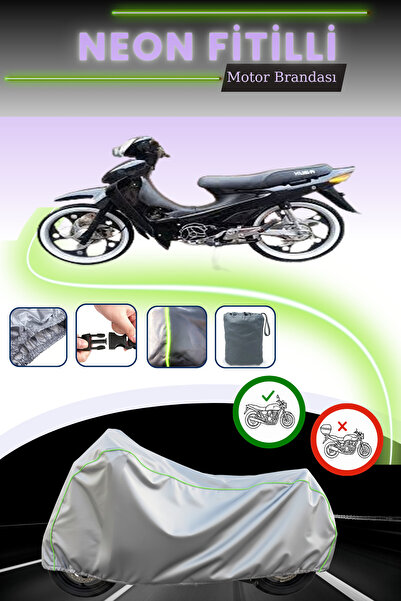 Cemku Cool حقيبة خلفية رمادية نيون قماش مجدّل وقفل غير متوافقة مع قماش المحرك...