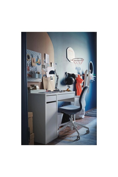 IKEA Çalışma Masası – Beyaz | 105x50 cm | Minimalist & Şık Tasarım | Depolama...