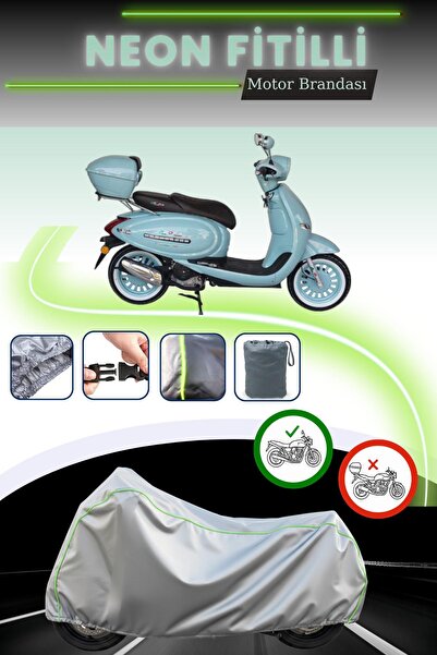 Cemku Cool حقيبة خلفية رمادية نيون قماش مجدّل وقفل غير متوافق مع أورورا AR 50...