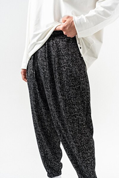 go gang own Glitch Bel ve Paça Lastikli Pileli Şalvar