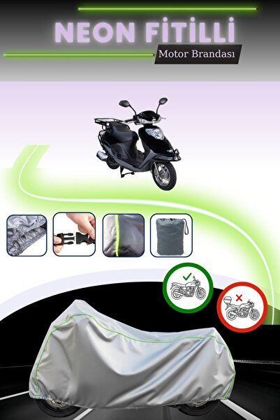 Cemku Cool رمادي قماش مجدّل حقيبة، غطاء محرك ألتاي كارير 125 غير متوافق مع القفل