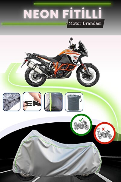 Cemku Cool غطاء محرك رمادي قماش مجدّل حقيبة متوافق مع KTM 1290 Super Adventure R