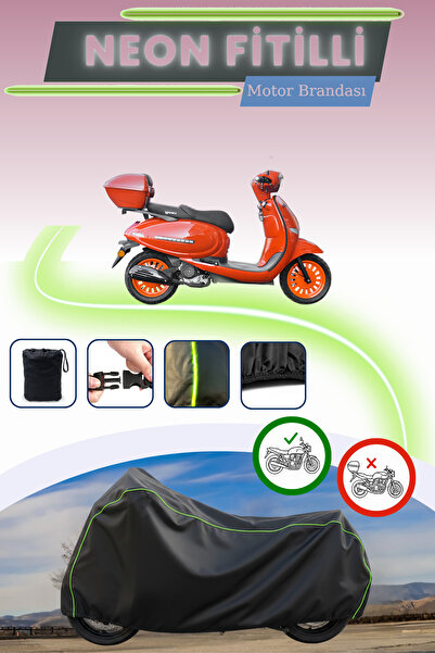 Cemku Cool غطاء محرك متوافق مع يوكي بيليني 125 متوافق مع نيون فيتيلي باللون ا...