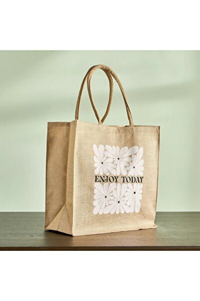 Generic Meadow Jute Lunch Bag