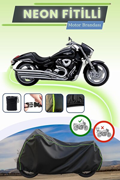 Cemku Cool غطاء محرك أسود متوافق مع نيون فيتيلي سوزوكي VZR 1800 إنترودر