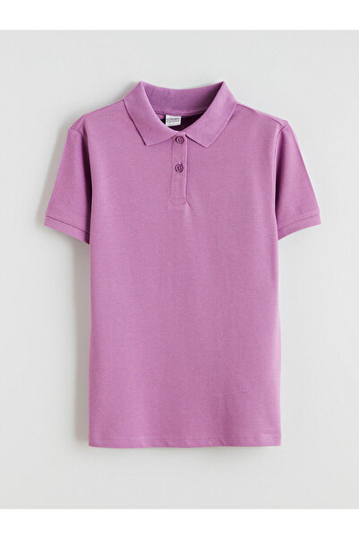 LC Waikiki New Season Polo Neck Girl's T-Shirt