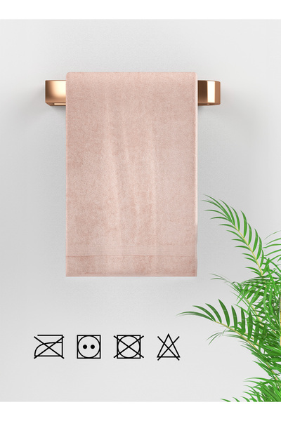 American Linen Feather Touch Bath Towel 550 GSM 100% Cotton Terry 70x140 cm -Luxury Feel, Quick Dry - Pink