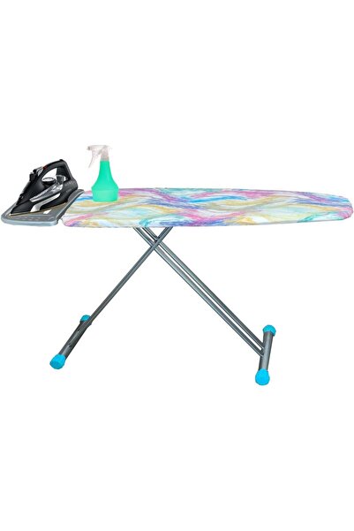 LYNX Turkish ironing board by Lynx, multicolor, 120 x 40 cm, with steam iron holder, heat resistant, mode