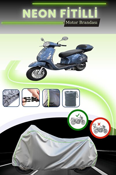 Cemku Cool قماش دراجة نارية رمادي اللون متوافق مع نيون فيتيل كينج موتور رانا