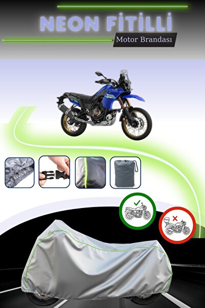 Cemku Cool غطاء محرك رمادي قماش مجدّل حقيبة غير متوافق مع ياماها تينيري 700 إ...