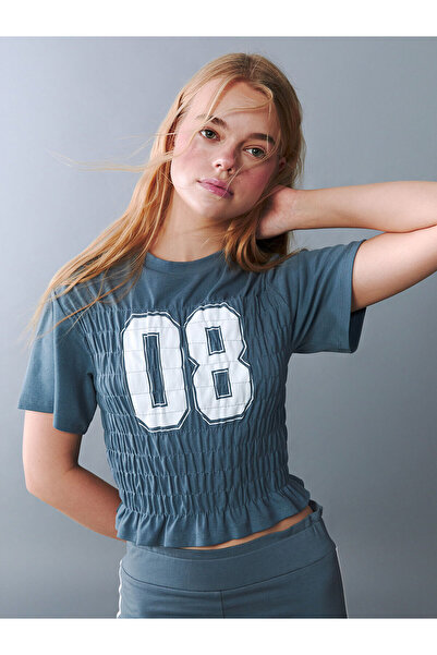 LC Waikiki Tricou LCW Teen guler rotund pentru fete tinere