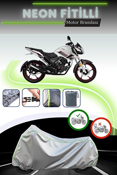 Cemku Cool قماش دراجة نارية متوافق مع Gray Lock Neon Corded Kuba CR1-S