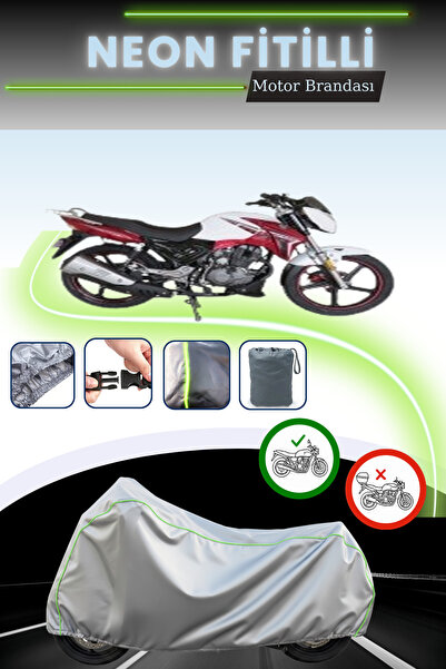 Cemku Cool غطاء دراجة نارية رمادي اللون متوافق مع نيون فيتيل أورورا AR 170-20...
