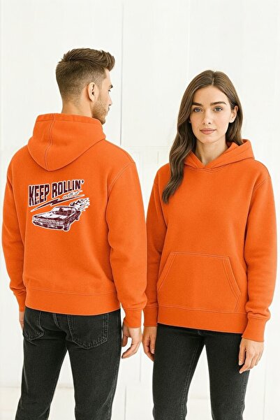 ArtYus Continuă să rulări Colorat cu imprimeu cu glugă Swea tricou