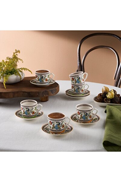 Karaca Yasemen für 6 Personen Kaffeetasse, 80 ml