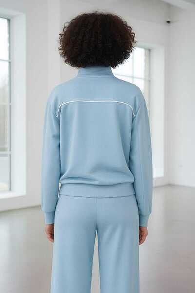 moda paketi Cep Bibe Detailled Modal Fabric 2-Piece Set - Soft Textured