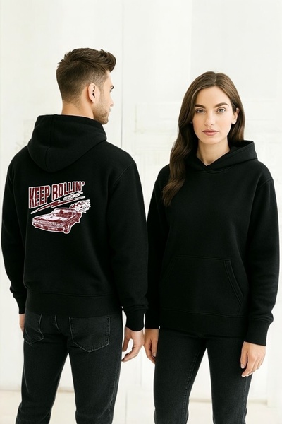 ArtYus Continuă să rulări Colorat cu imprimeu cu glugă Swea tricou