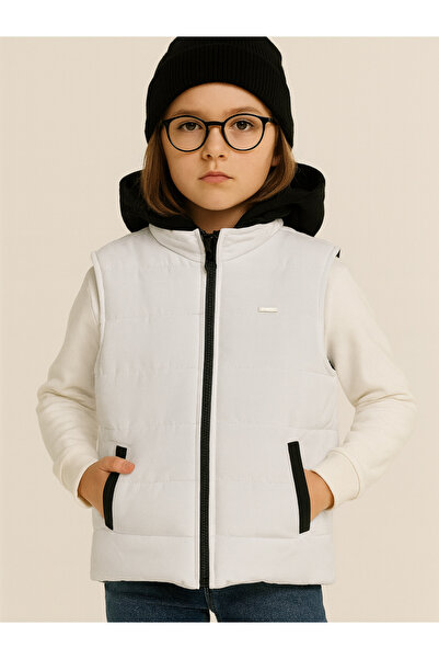 Casabony Girl's Anorak Zippered Puffer Vest
