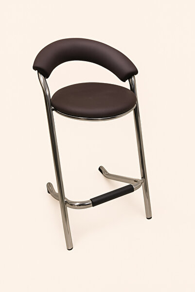 FUTURE FURNITURE كرسي دائري قابل للطي مع مسند ظهر – وسادة بيضاء