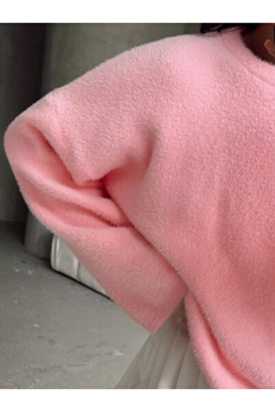 Elysira Γυναικείο πουλόβερ με μαλακό γένια με μανίκια