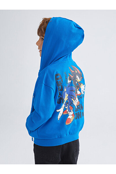 LC Waikiki سترة وتي شيرت للأولاد من Özmarka New Season مطبوعة بصوت سونيك مكون...