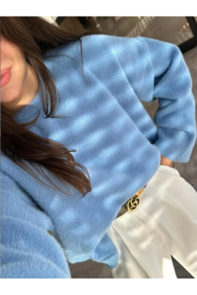 Elysira Pulover pentru femei cu mâneci tub și barbă Yumoş