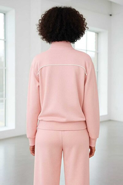 moda paketi Cep Bibe Detailled Modal Fabric 2-Piece Set - Soft Textured