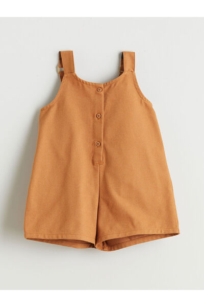 LC Waikiki New Season Floral Girls' Salopet and Pantyhose