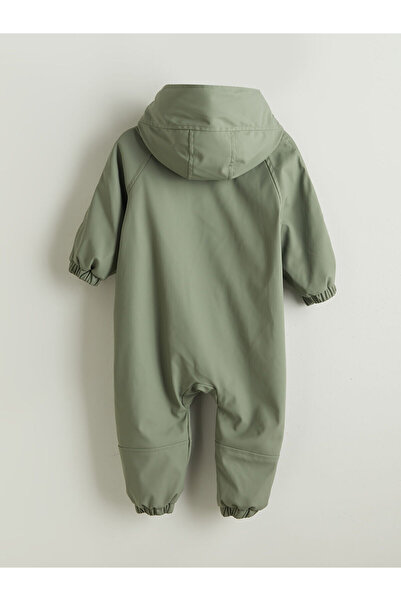 LC Waikiki Kapüşonlu Uzun Kollu Basic Erkek Bebek Astronot Mont