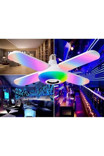 Helios : Bluetooth 4+1 Music Magic Led Pervane Işık, 36W, RGB (HS 2092)