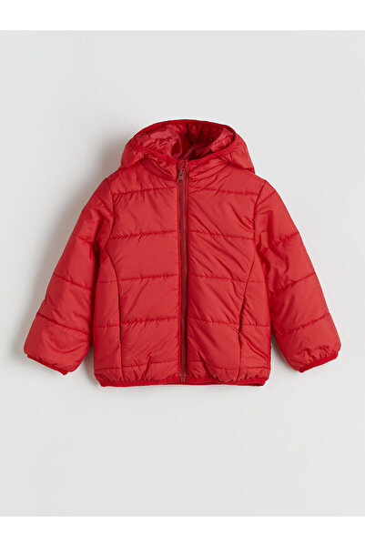 LC Waikiki Two Mt Shop Quality Lcw Kids Red Plain Loose & Baggy Girls' Puffer...
