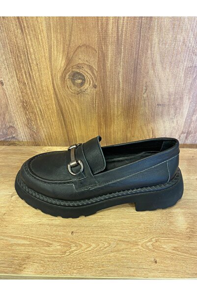 Zeyn HAKİKİ DERİ KALIN TABANLI BABET