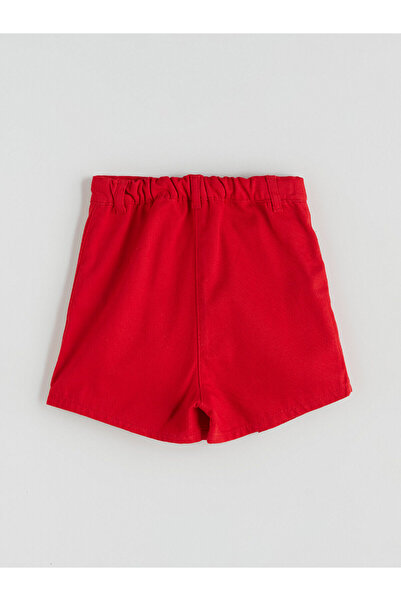 LC Waikiki Peak Yeni Sezon Beli Lastikli Kız Çocuk Şort Etek ve Külotlu Çorap 2'li