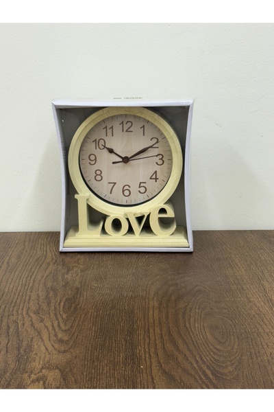 CME ساعة مكتبية فاخرة مع عبارة LOVE