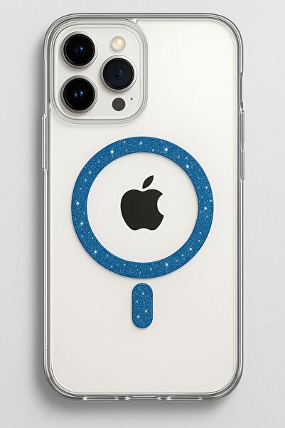 Tiger iphone 11 uyumlu Simli Magsafe'li Kaliteli Premium Kadın Telefon Kılıf