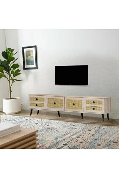 DEC9 طاوله تلفاز180سم انيقه وعصريه بتصميم مميز