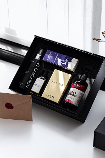 AURAN 5’li Özel Hediye Kutusu, Koku Deneyimi Hediye Seti (Parfüm, Oda Kokusu,...