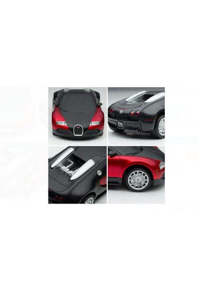 OEM Red Bugatti Car with Steering Wheel Remote Control 1:24 / 27MHz