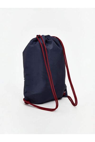 LC Waikiki Artı New Season Barcelona Printed Boys' Drawstring Backpack