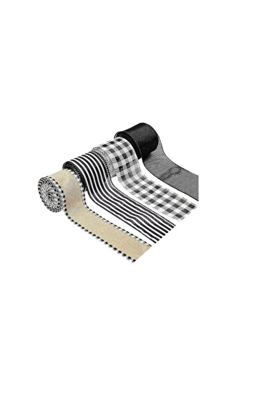 OEM Set 4 panglici pentru ambalare cadouri, 6.3 cm x 30 cm, in, multicolor