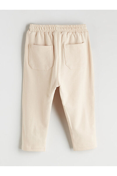 LC Waikiki Beige Elastic Waist Baby Boy Pants