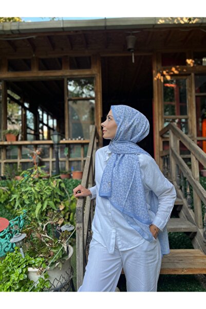 LAVINSE SCARF شال قطني ناعم بنقشة الزهور