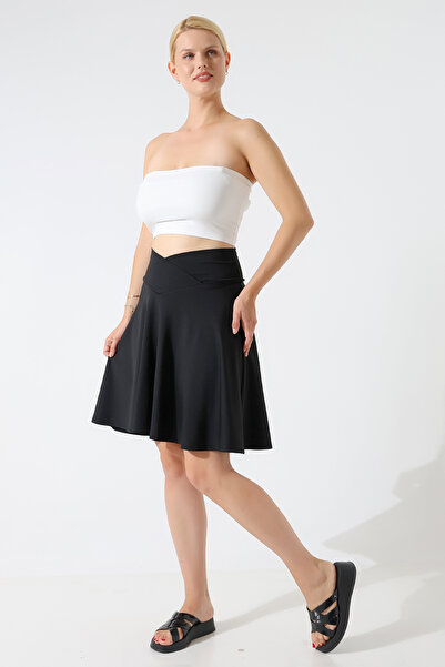 WAYS Fusta neagră pentru femei Diver cu centură încrucișată