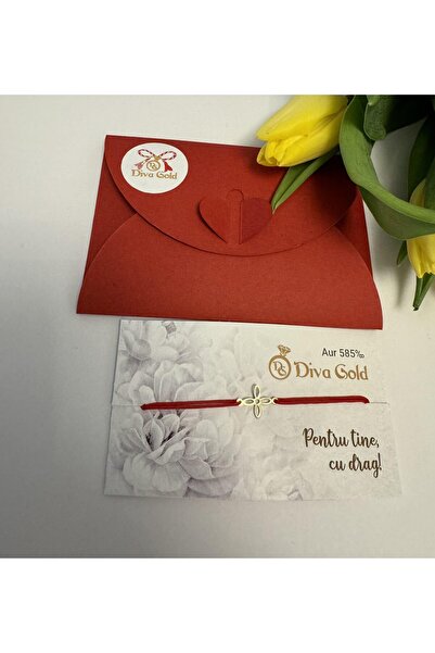 Diva Gold Brățară de aur cu cruce