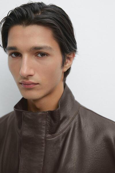 Massimo Dutti Cepli napa deri ceket