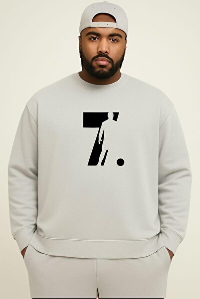 DM DOLCE MORE Hanorac unisex cu 3 fire din bumbac pieptănat, cu 7 imprimeuri,...