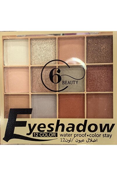 6 Beauty 12 Color Eyeshadow Palette